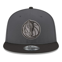 Gray/Black Dallas Mavericks Logo 2-Tone 9FIFTY Snapback Hat sale | NBA