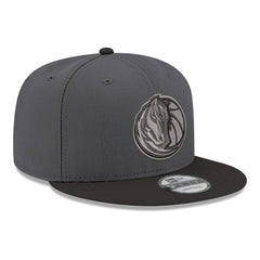 Gray/Black Dallas Mavericks Logo 2-Tone 9FIFTY Snapback Hat sale | NBA