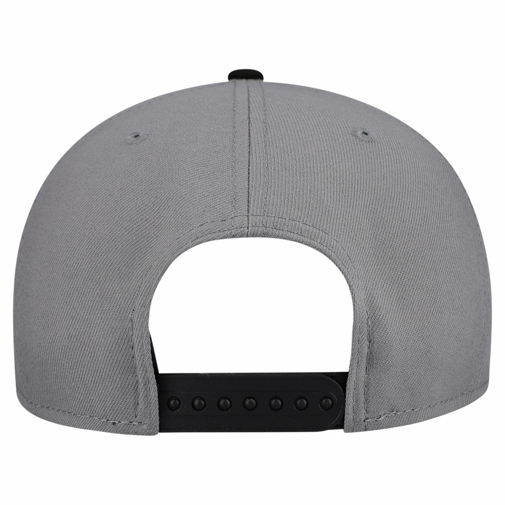 Gray Atlanta Hawks Core Logo Storm Gray Two-Tone 9FIFTY Snapback Hat | NBA