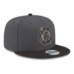 Gray/Black Boston Celtics Logo 2-Tone 9FIFTY Snapback Hat | NBA