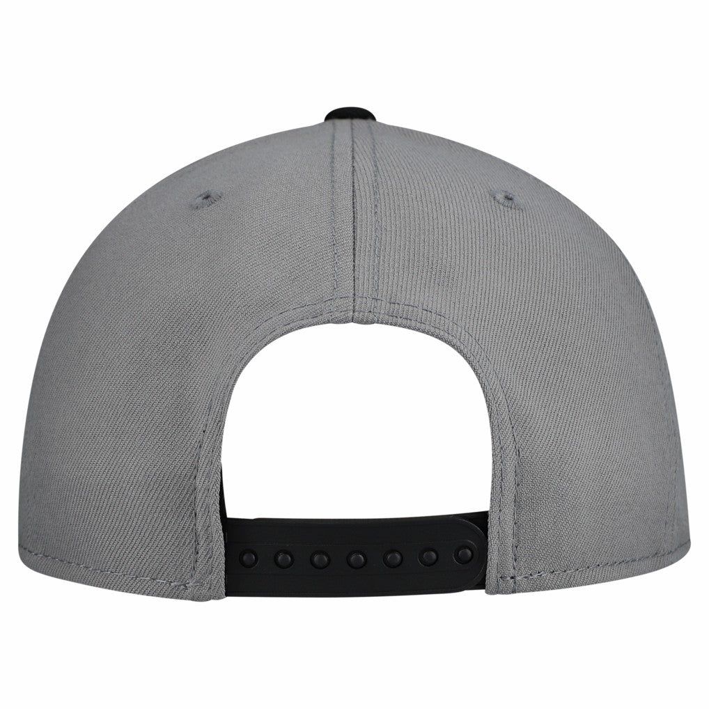 Gray Chicago Bulls Core Logo Storm Gray Two-Tone 9FIFTY Snapback Hat | NBA