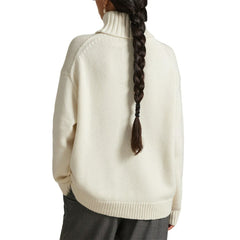 Yankees Polo Ralph Lauren Women's Wool-Blend Turtleneck Sweater - MLB