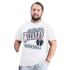 White Washington Wizards G-III Sports by Carl Banks Adaptive Headliner T-Shirt | NBA