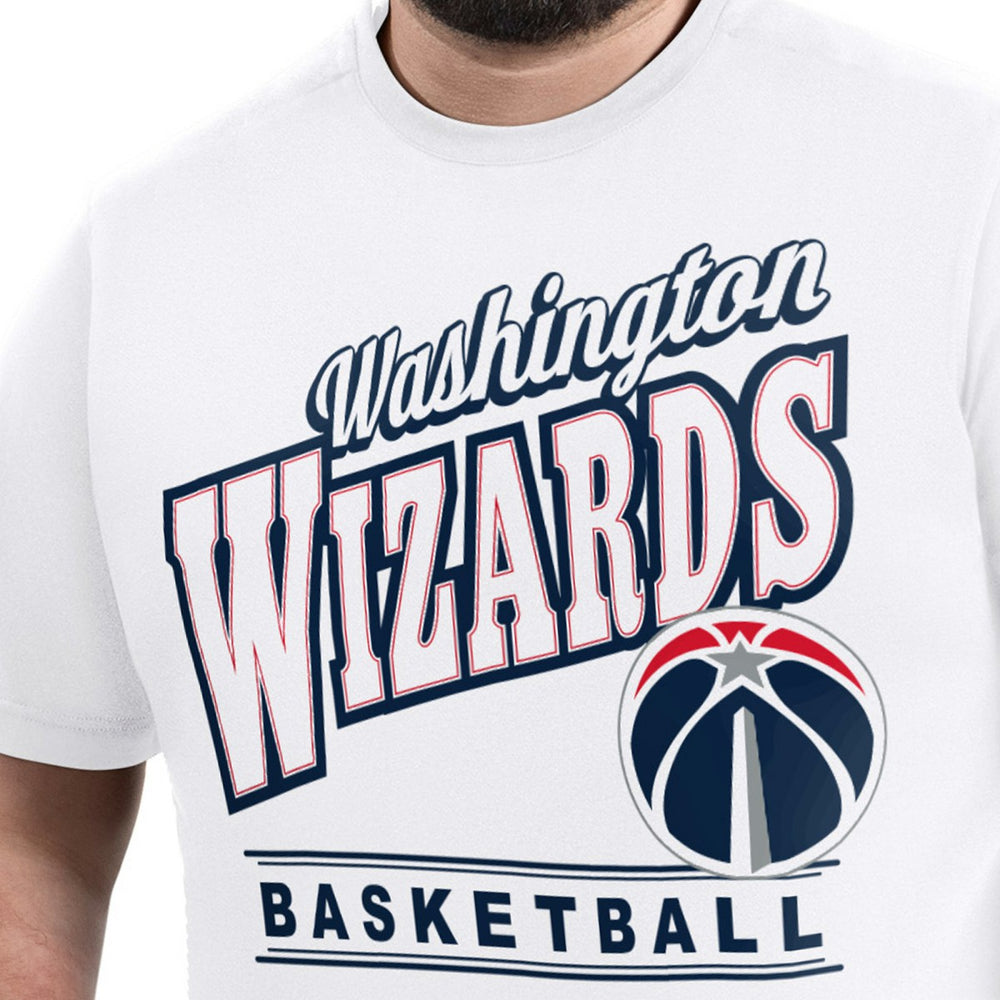 White Washington Wizards G-III Sports by Carl Banks Adaptive Headliner T-Shirt | NBA