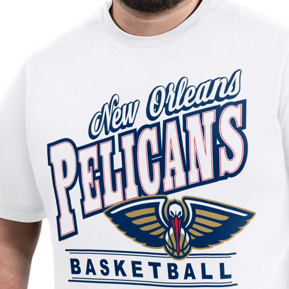 White New Orleans Pelicans G-III Sports by Carl Banks Adaptive Headliner T-Shirt | NBA
