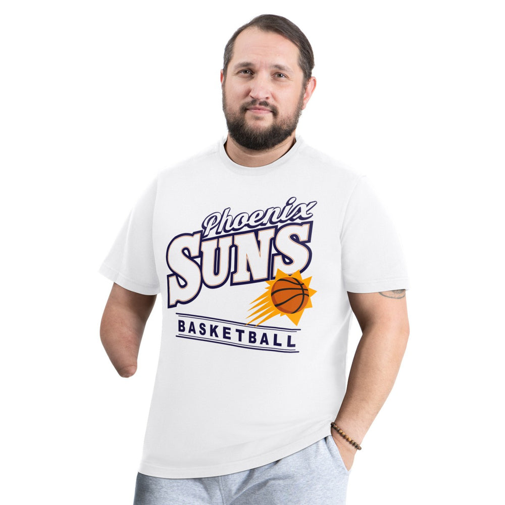 White Phoenix Suns G-III Sports by Carl Banks Adaptive Headliner T-Shirt | NBA