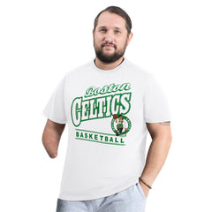 White Boston Celtics G-III Sports by Carl Banks Adaptive Headliner T-Shirt | NBA