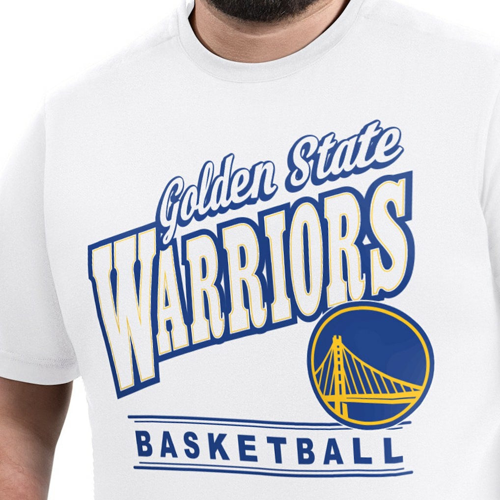 White Golden State Warriors G-III Sports by Carl Banks Adaptive Headliner T-Shirt sale | NBA