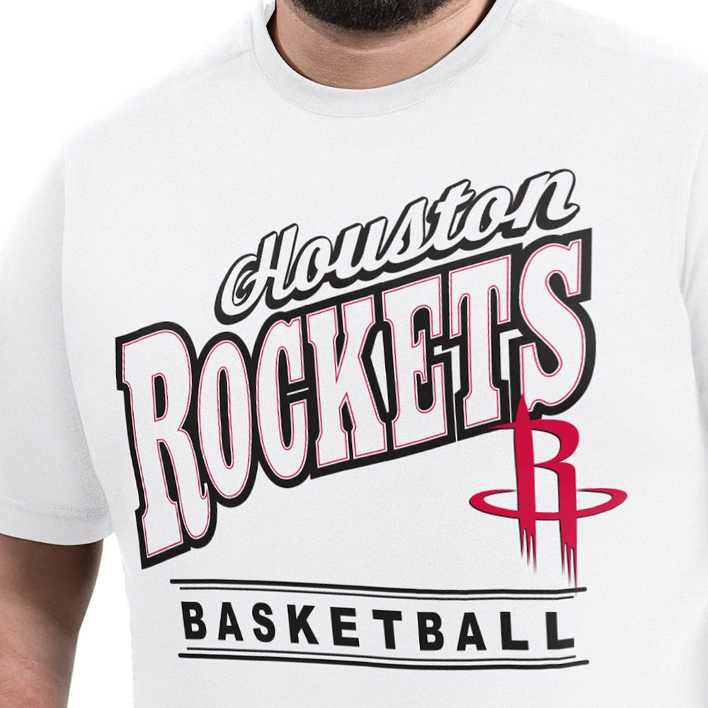 White Houston Rockets G-III Sports by Carl Banks Adaptive Headliner T-Shirt | NBA