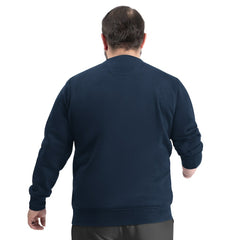 Navy Indiana Pacers G-III Sports by Carl Banks Adaptive Headliner Fleece Crewneck Sweatshirt | NBA