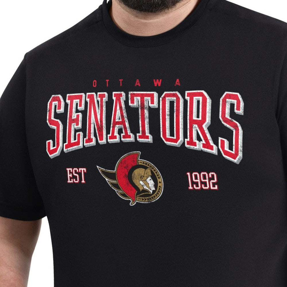 Ottawa Senators G-III Sports by Carl Banks Adaptive Classic Team Graphic T-Shirt -  NHL T-shirts