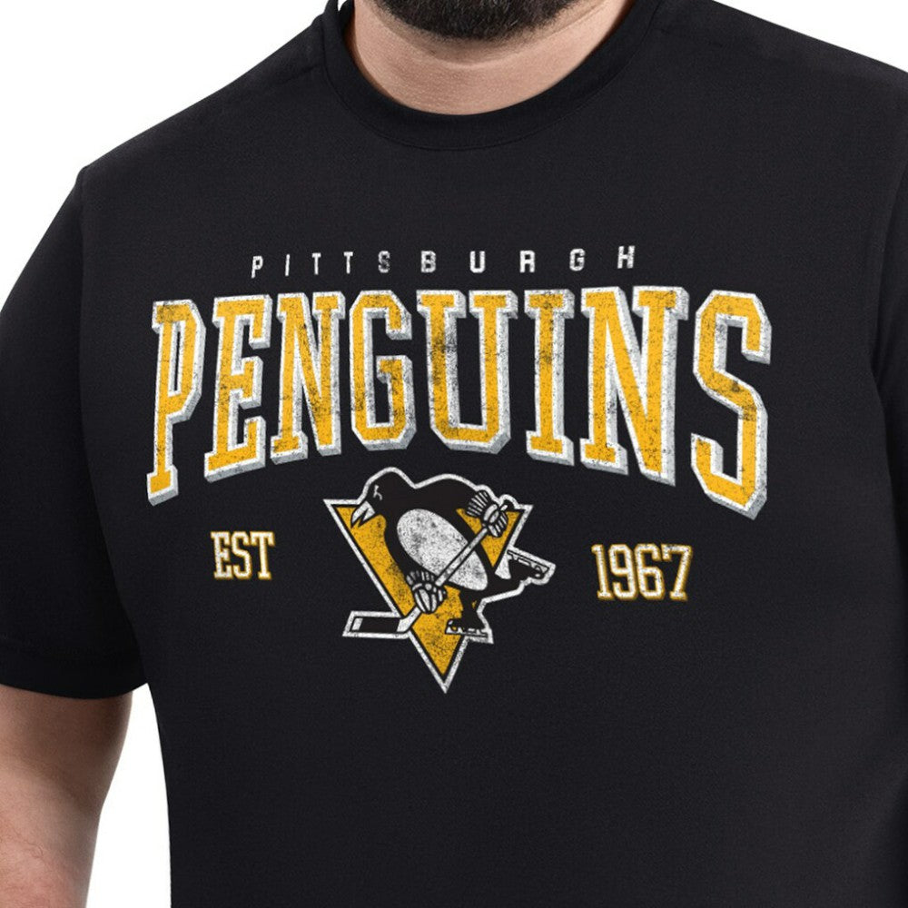 Pittsburgh Penguins G-III Sports by Carl Banks Adaptive Classic Team Graphic T-Shirt -  NHL T-shirts
