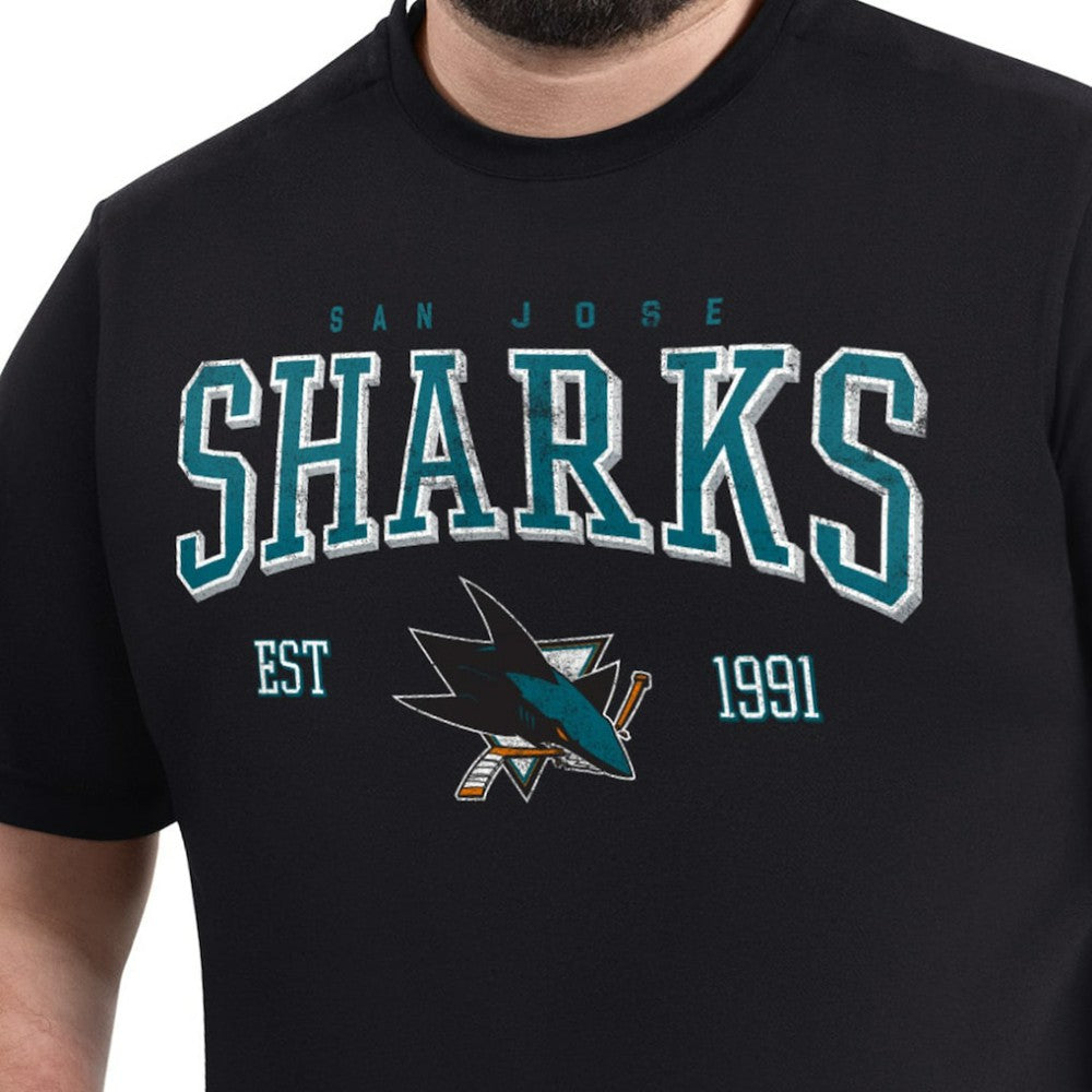 San Jose Sharks G-III Sports by Carl Banks Adaptive Classic Team Graphic T-Shirt -  NHL T-shirts