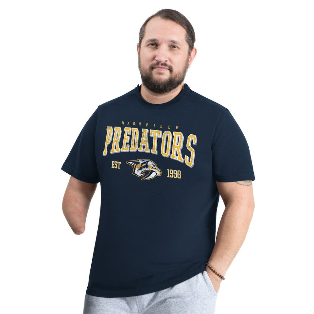 Nashville Predators G-III Sports by Carl Banks Adaptive Classic Team Graphic T-Shirt -  NHL T-shirts