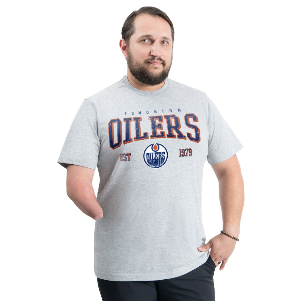 Edmonton Oilers G-III Sports by Carl Banks Adaptive Classic Team Graphic T-Shirt -  NHL T-shirts