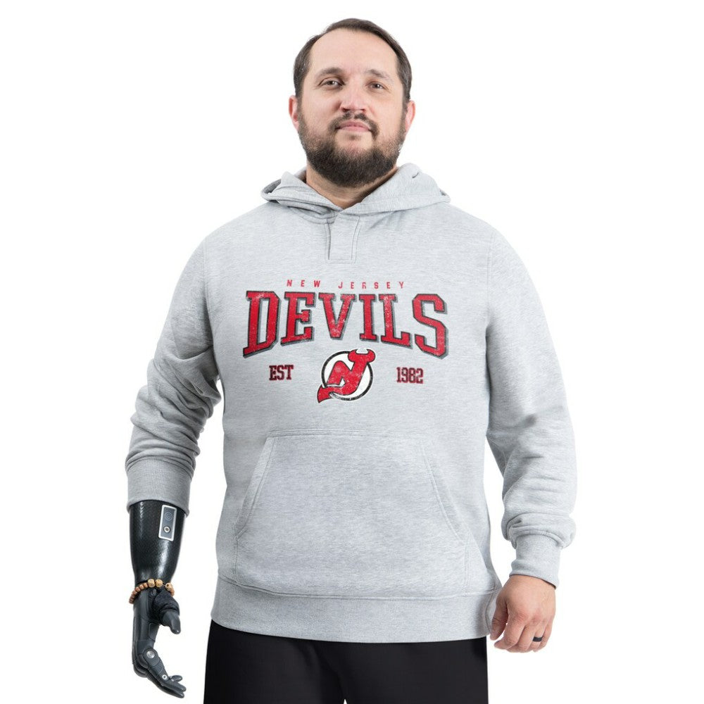 New Jersey Devils G-III Sports by Carl Banks Adaptive Classic Team Spirit Fleece Hoodie -  NHL Jerseys