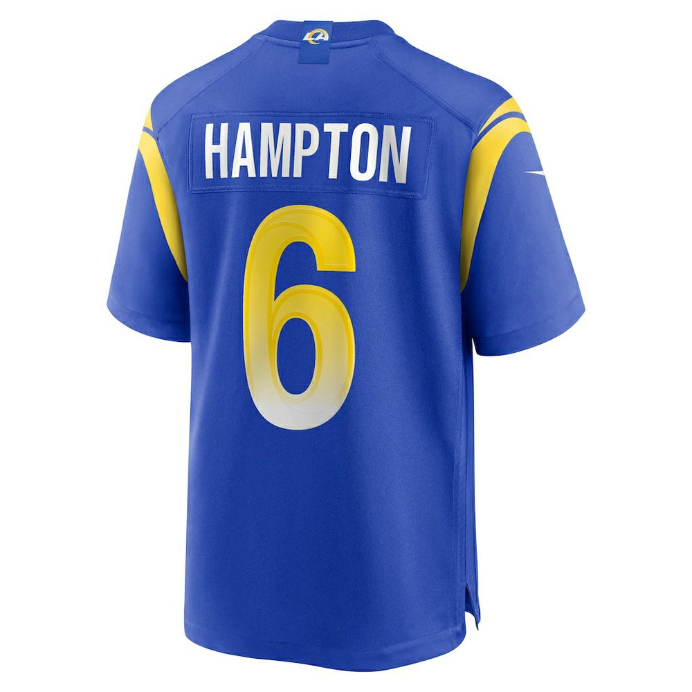 Los Angeles Rams Nick Hampton  Team Game Jersey | NFL New