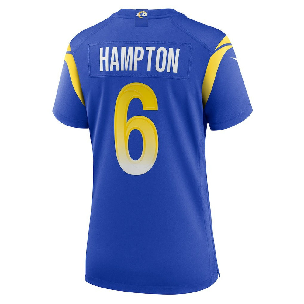 Los Angeles Rams Nick Hampton  Women's Team Game Jersey | NFL Online