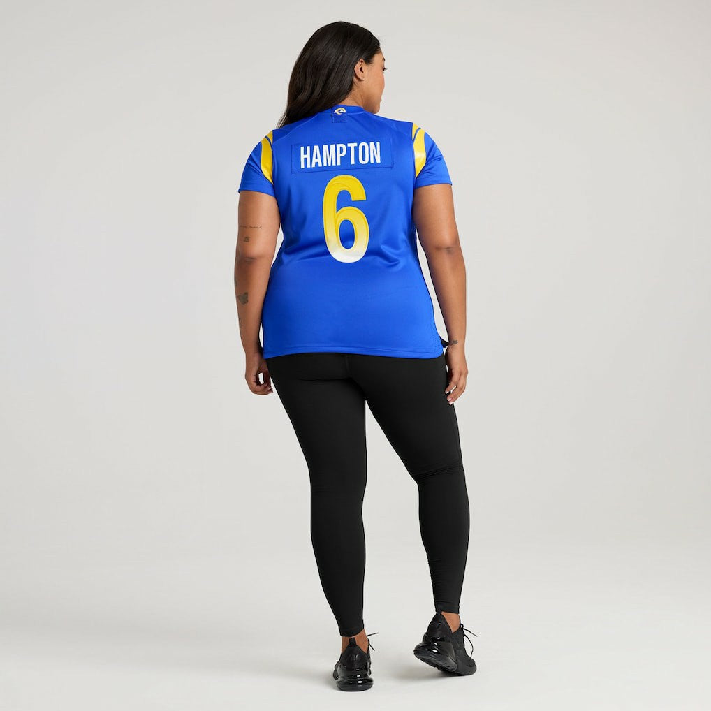 Los Angeles Rams Nick Hampton  Women's Team Game Jersey | NFL Online