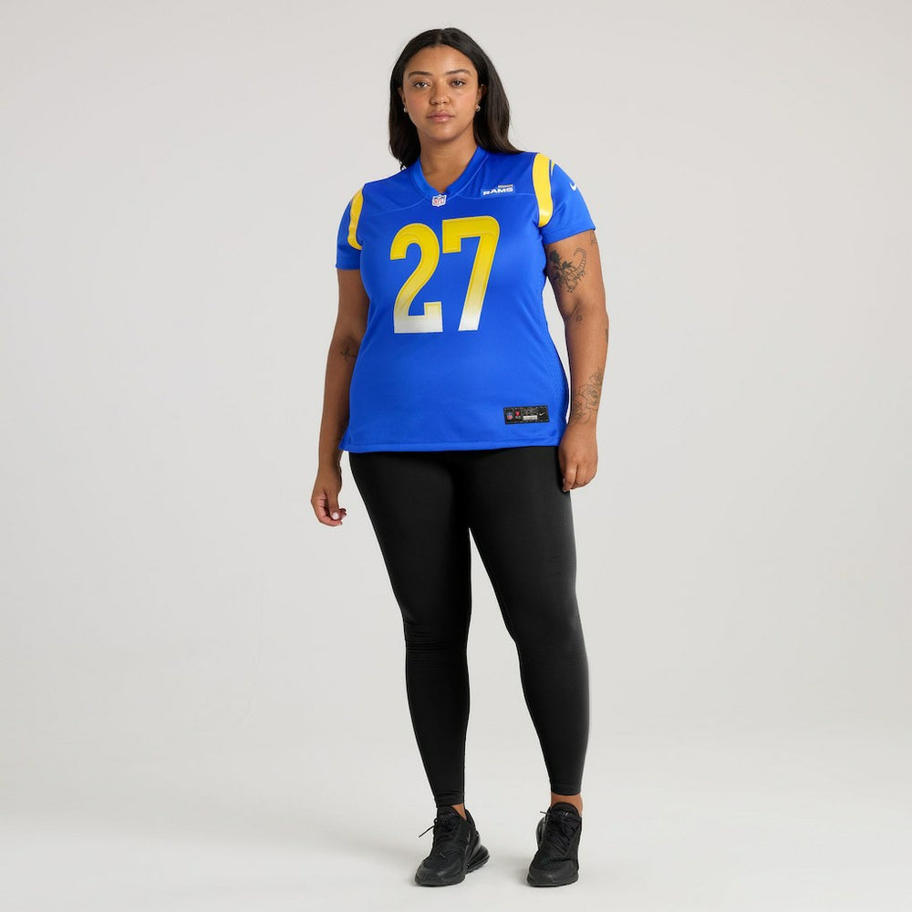 Los Angeles Rams Jarquez Hunter  Women's Team Game Jersey | NFL Online