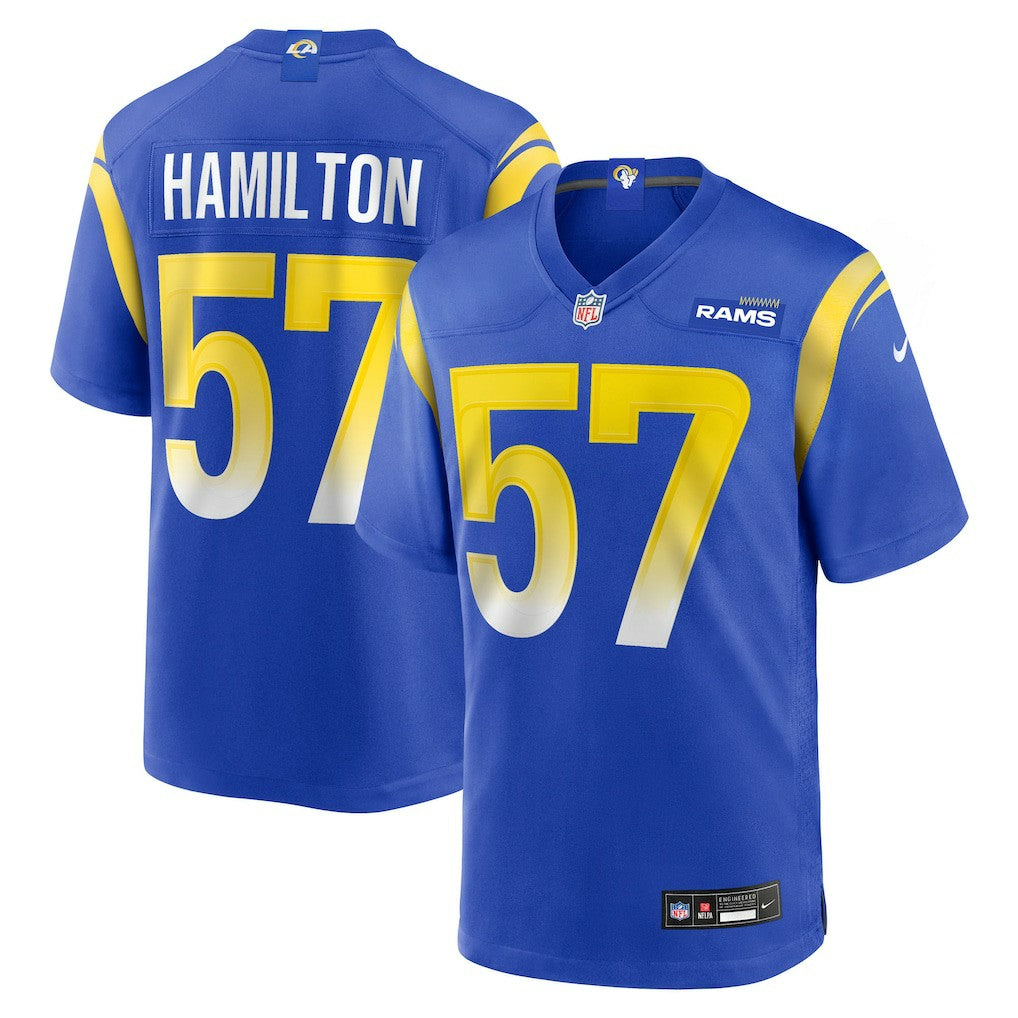 Los Angeles Rams Ty Hamilton  Team Game Jersey | NFL Hot