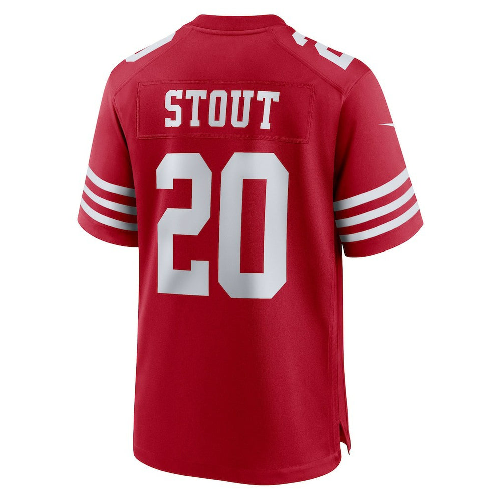 San Francisco 49ers Upton Stout  Team Game Jersey | NFL Outlet