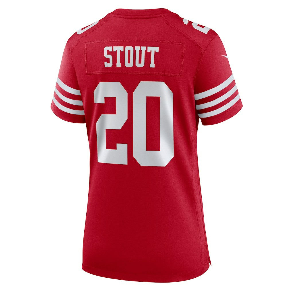 San Francisco 49ers Upton Stout  Women's Team Game Jersey | NFL US