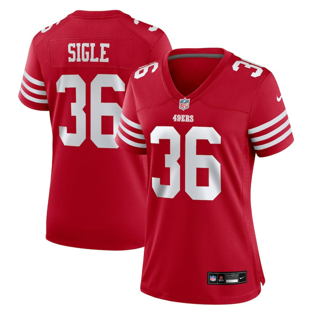 San Francisco 49ers Marques Sigle  Women's Team Game Jersey | NFL New