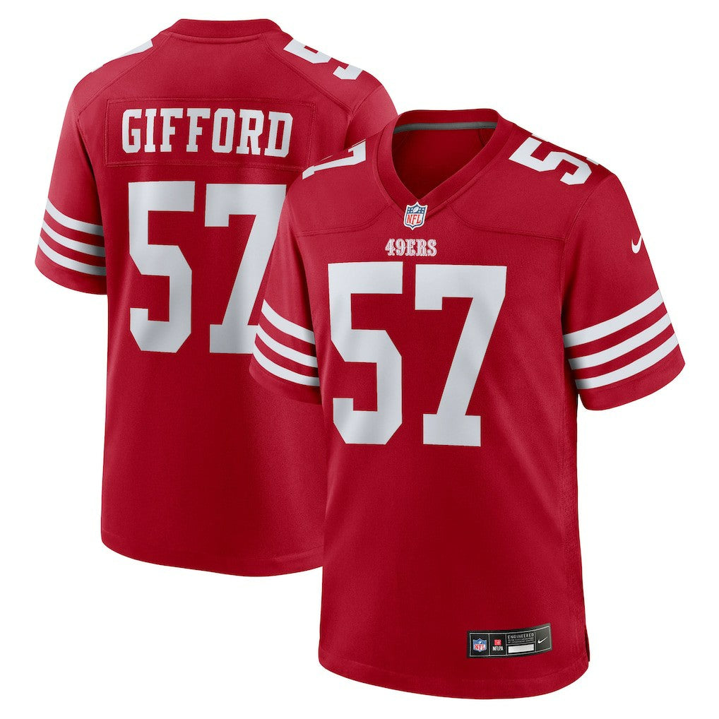 San Francisco 49ers Luke Gifford  Team Game Jersey | NFL Discount