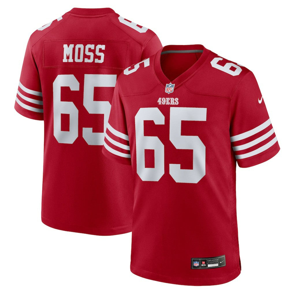 San Francisco 49ers Drew Moss  Team Game Jersey | NFL Online