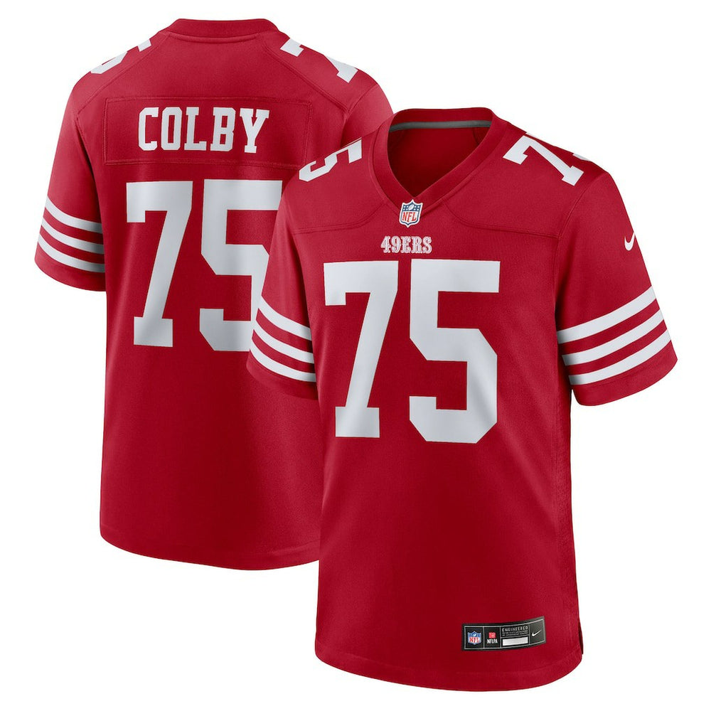 San Francisco 49ers Connor Colby  Team Game Jersey | NFL Hot
