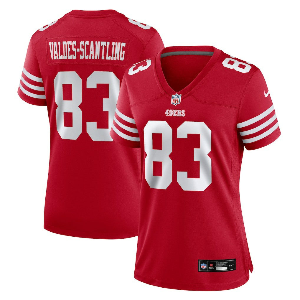San Francisco 49ers Marquez Valdes-Scantling  Women's Team Game Jersey | NFL US