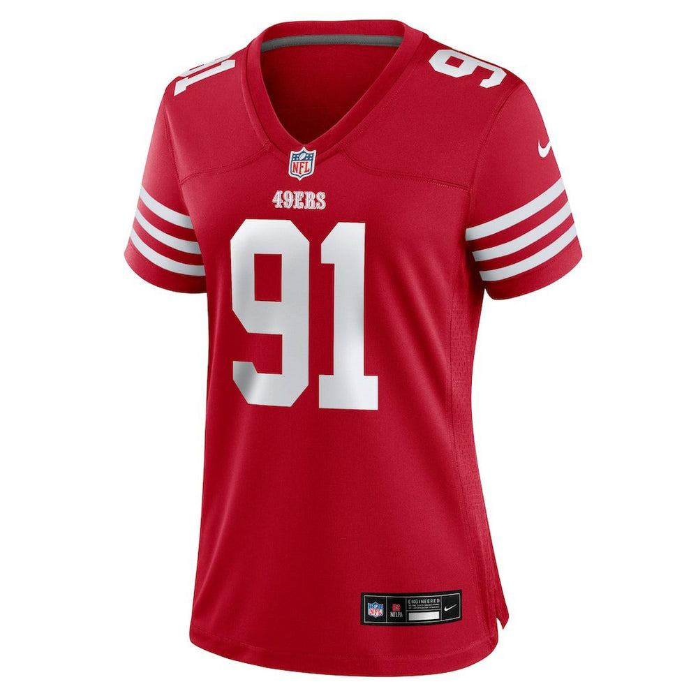 San Francisco 49ers Sam Okuayinonu  Women's Team Game Jersey | NFL Outlet