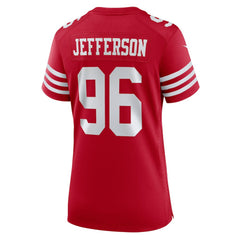 San Francisco 49ers Jordan Jefferson  Women's Team Game Jersey | NFL On sale