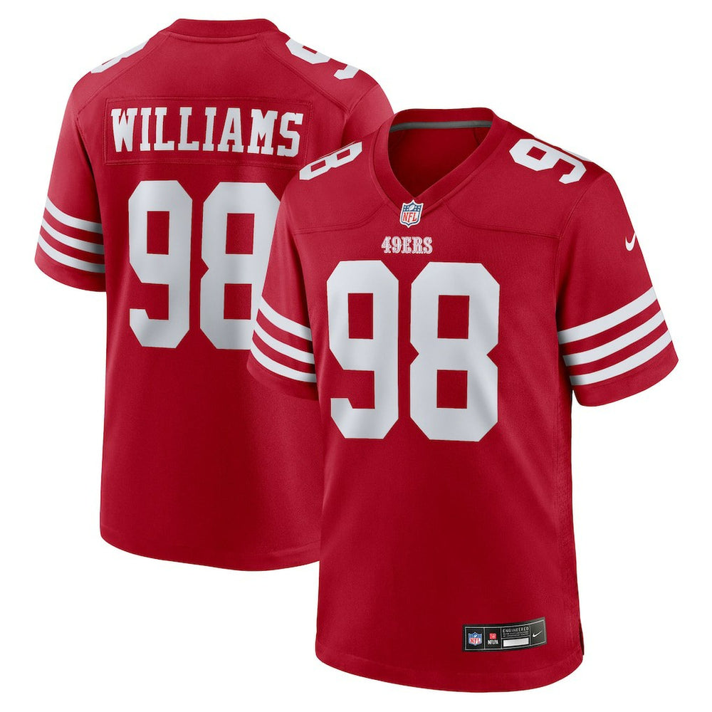 San Francisco 49ers Mykel Williams  Team Game Jersey | NFL New
