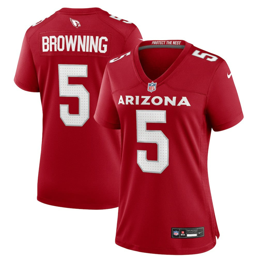 Arizona Cardinals Baron Browning  Women's Team Game Jersey | NFL Near me