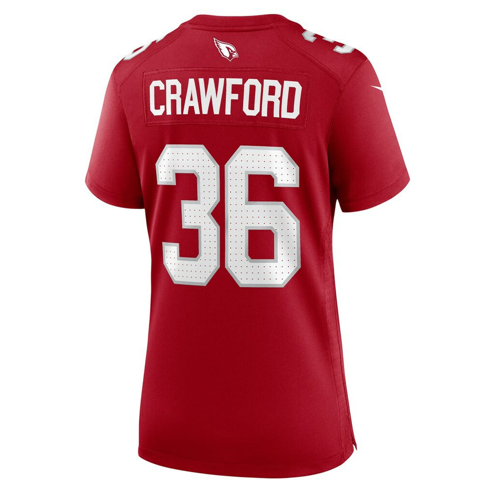 Arizona Cardinals Kitan Crawford  Women's Team Game Jersey | NFL US