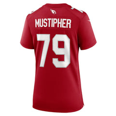 Arizona Cardinals PJ Mustipher  Women's Team Game Jersey | NFL On sale
