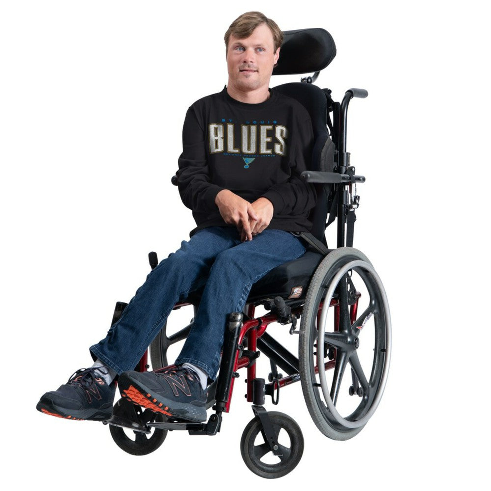 St. Louis Blues G-III Sports by Carl Banks Adaptive Mesh Effect Long Sleeve T-Shirt -  NHL T-shirts