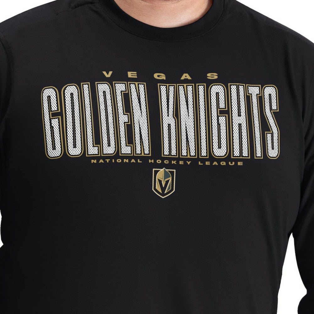 Vegas Golden Knights G-III Sports by Carl Banks Adaptive Mesh Effect Long Sleeve T-Shirt -  NHL T-shirts