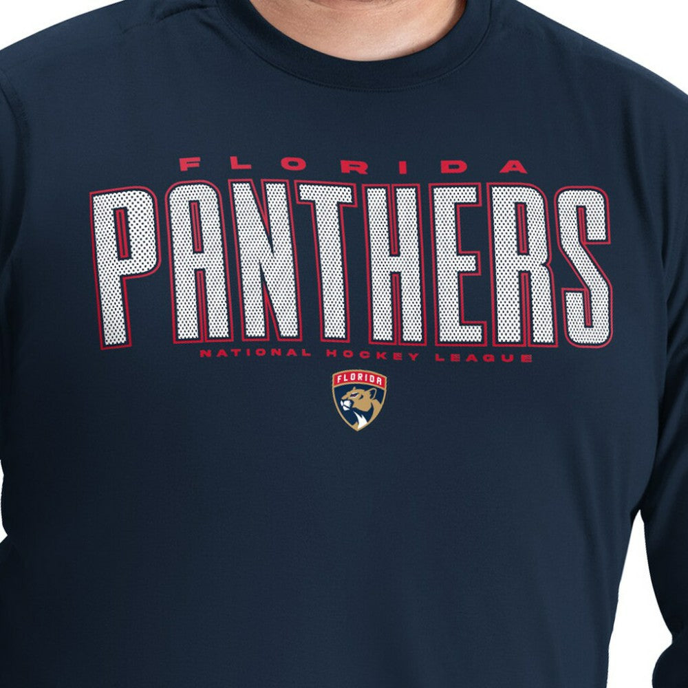 Florida Panthers G-III Sports by Carl Banks Adaptive Mesh Effect Long Sleeve T-Shirt -  NHL T-shirts