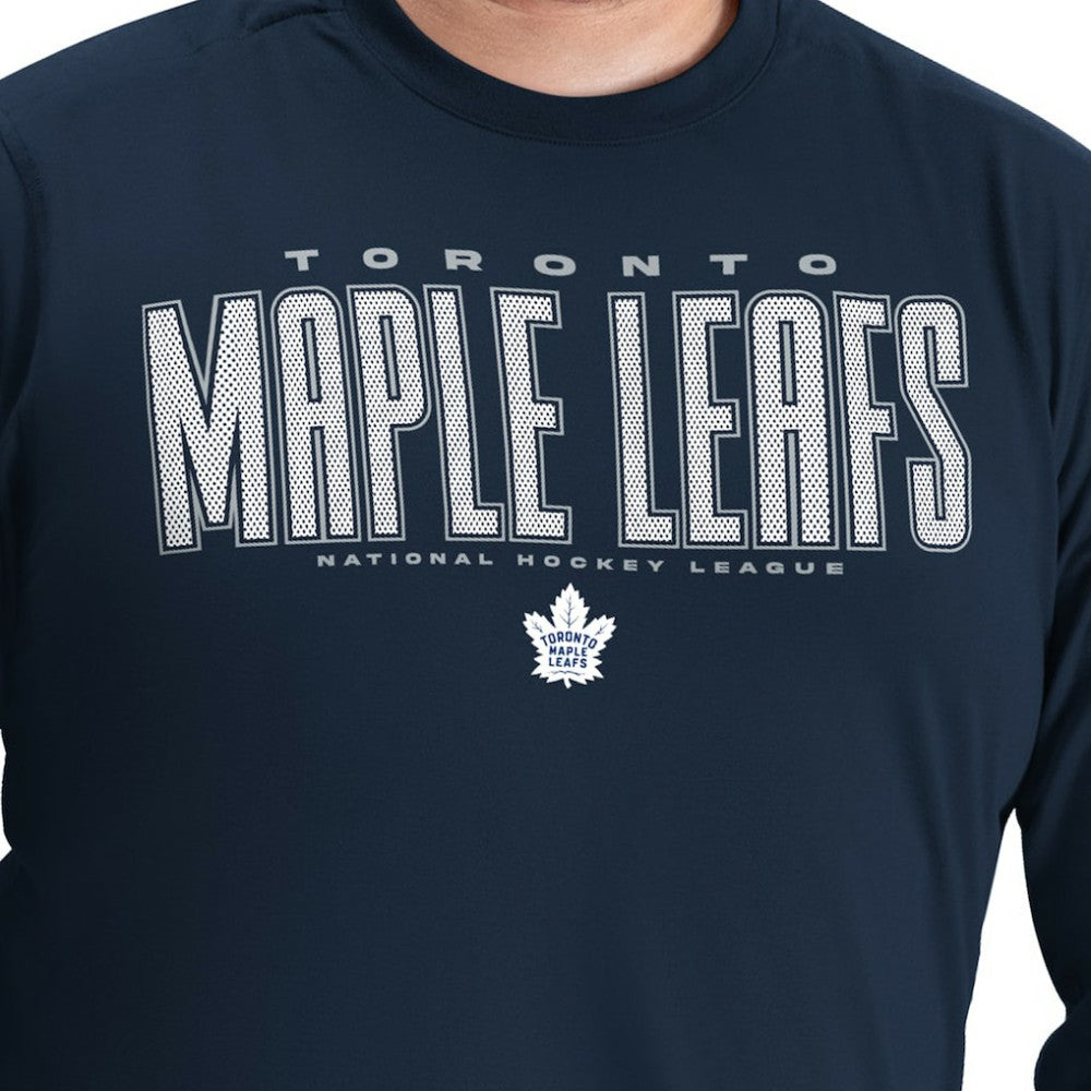 Toronto Maple Leafs G-III Sports by Carl Banks Adaptive Mesh Effect Long Sleeve T-Shirt -  NHL T-shirts