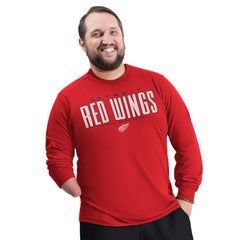 Detroit Red Wings G-III Sports by Carl Banks Adaptive Mesh Effect Long Sleeve T-Shirt -  NHL T-shirts