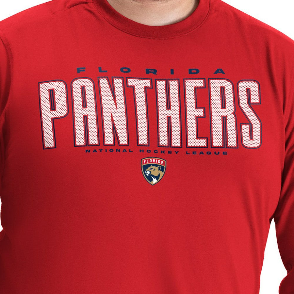 Florida Panthers G-III Sports by Carl Banks Adaptive Mesh Effect Long Sleeve T-Shirt -  NHL T-shirts