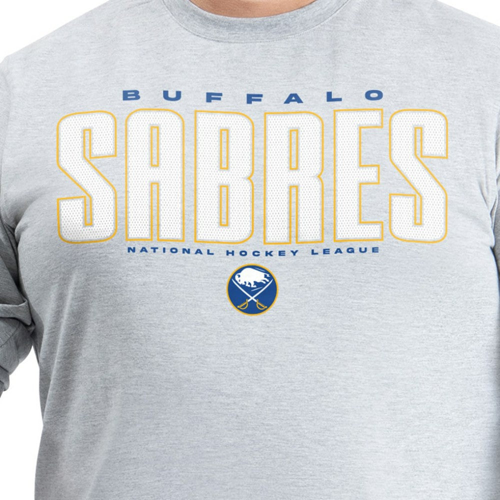 Buffalo Sabres G-III Sports by Carl Banks Adaptive Mesh Effect Long Sleeve T-Shirt -  NHL T-shirts