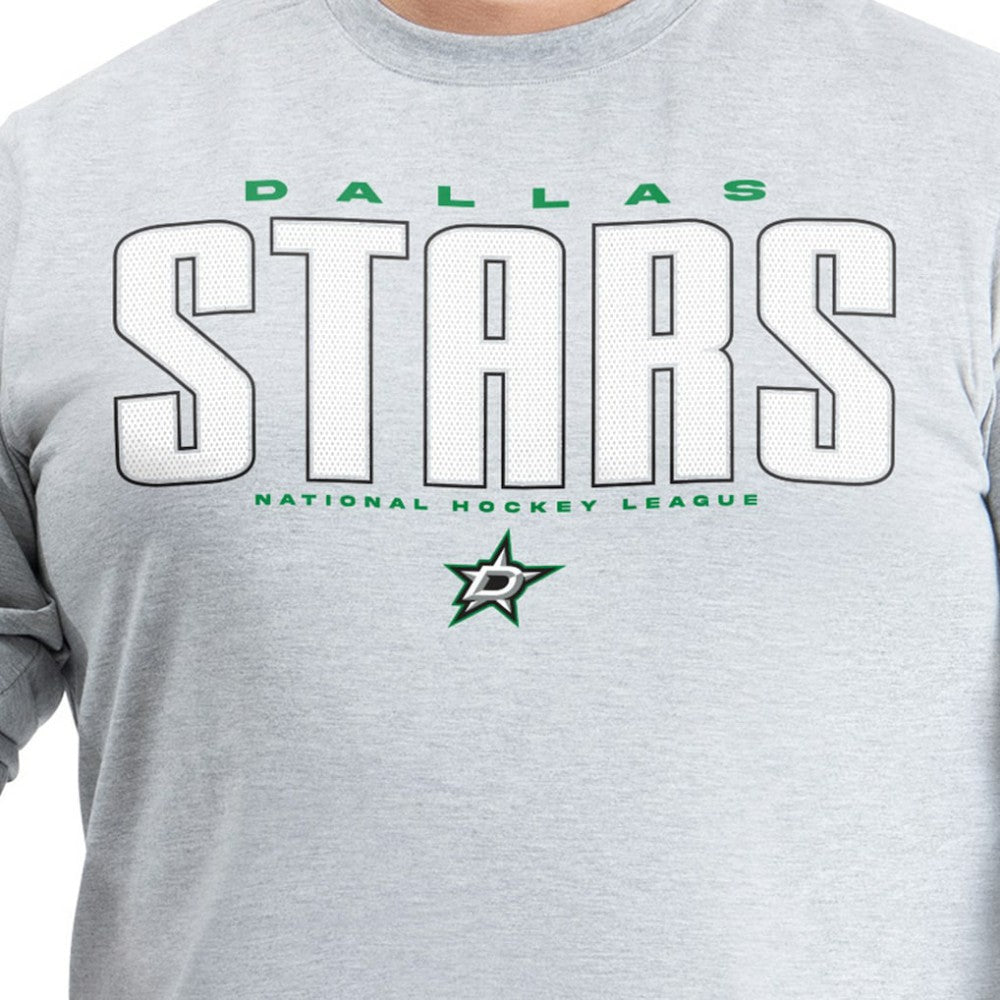 Dallas Stars G-III Sports by Carl Banks Adaptive Mesh Effect Long Sleeve T-Shirt -  NHL T-shirts