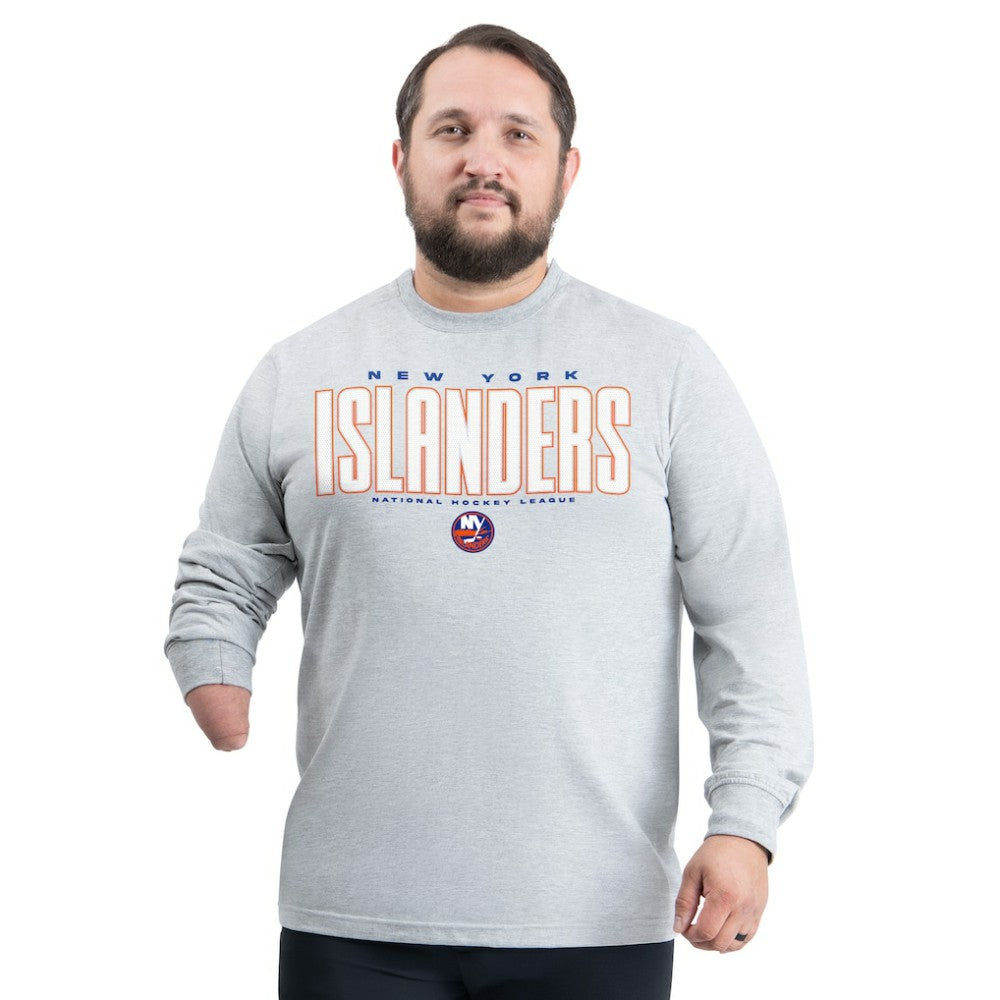 New York Islanders G-III Sports by Carl Banks Adaptive Mesh Effect Long Sleeve T-Shirt -  NHL T-shirts