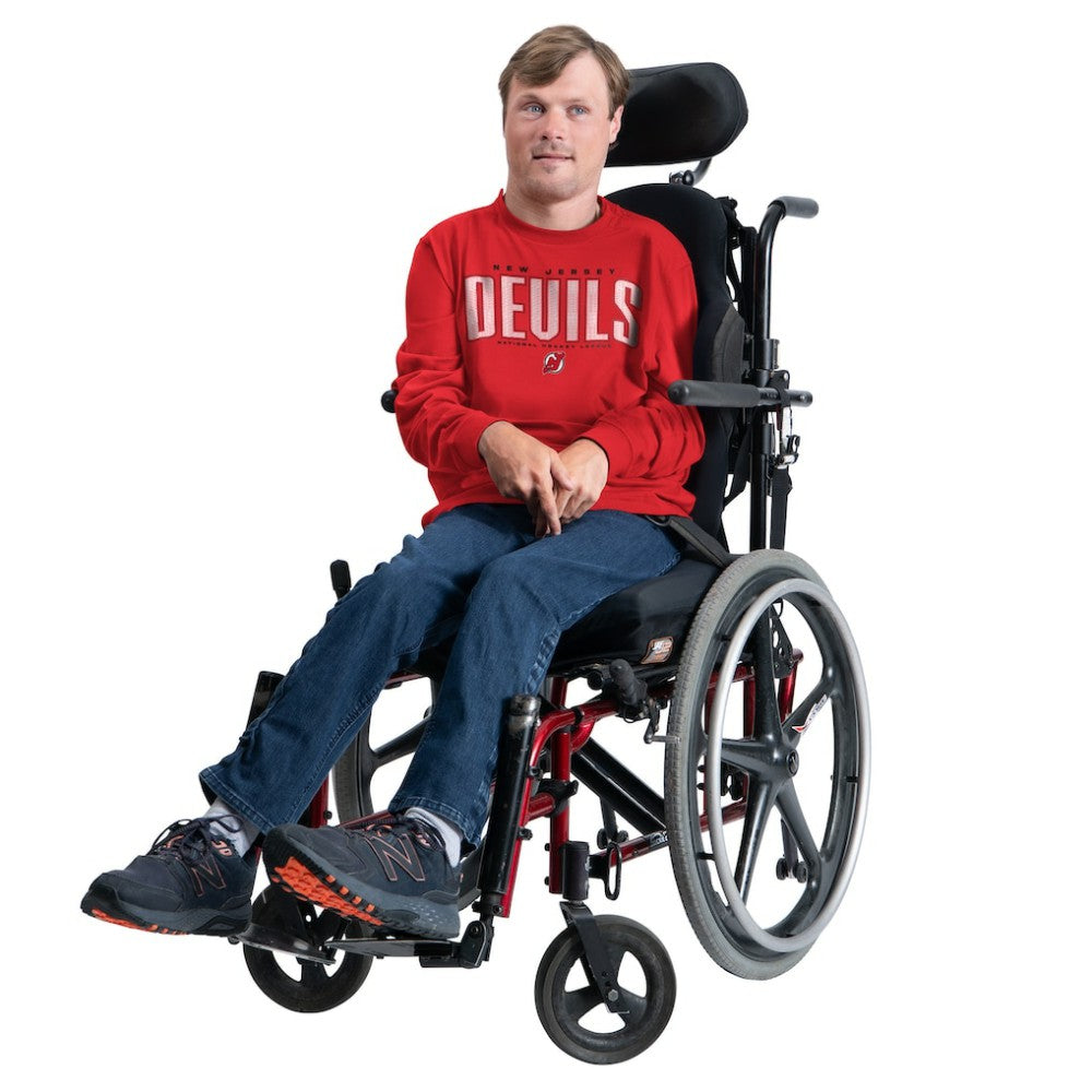 New Jersey Devils G-III Sports by Carl Banks Adaptive Mesh Effect Long Sleeve T-Shirt -  NHL T-shirts