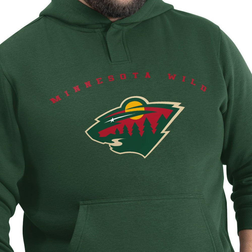 Minnesota Wild G-III Sports by Carl Banks Adaptive Classic Team Arc Fleece Hoodie -  NHL Hoodies