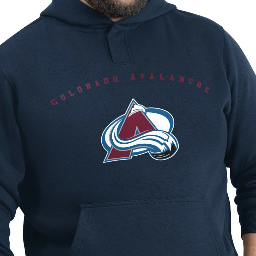 Colorado Avalanche G-III Sports by Carl Banks Adaptive Classic Team Arc Fleece Hoodie -  NHL Hoodies
